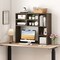7-Cubby Desktop Bookshelf with Adjustable Shelves for Books and Office Supplies